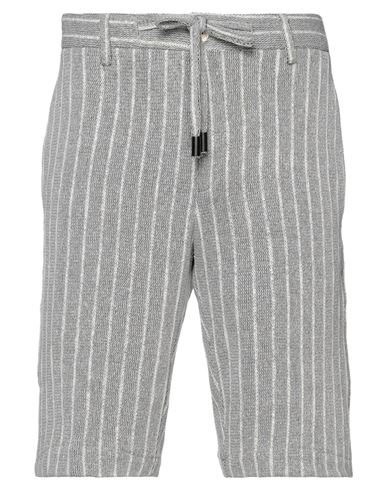 Havana & Co. Man Shorts & Bermuda Shorts Grey Size 30 Cotton, Polyester, Polyamide, Acrylic