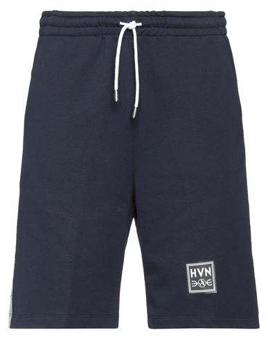 Havana & Co. Man Shorts & Bermuda Shorts Midnight blue Size L Cotton