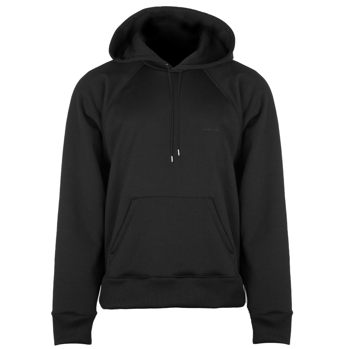 Henry Embroidered Detail Hoodie S Black