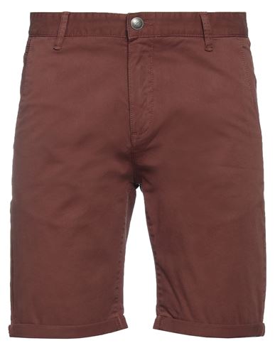 Heritage Man Shorts & Bermuda Shorts Cocoa Size 28 Cotton, Elastane