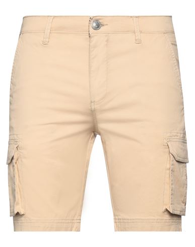 Hermitage Man Shorts & Bermuda Shorts Beige Size 28 Cotton, Elastane