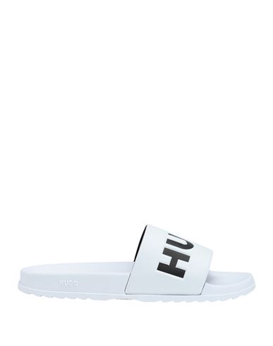 Hugo Man Sandals White Size 10 Rubber