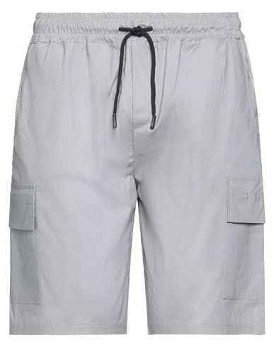 Hydra Clothing Man Shorts & Bermuda Shorts Grey Size S Cotton