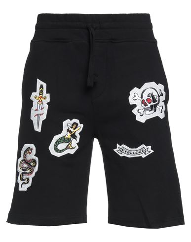 Hydrogen Man Shorts & Bermuda Shorts Black Size XL Cotton, Polyester