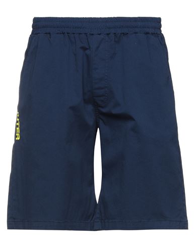 Iuter Man Shorts & Bermuda Shorts Midnight blue Size XS Cotton, Elastane