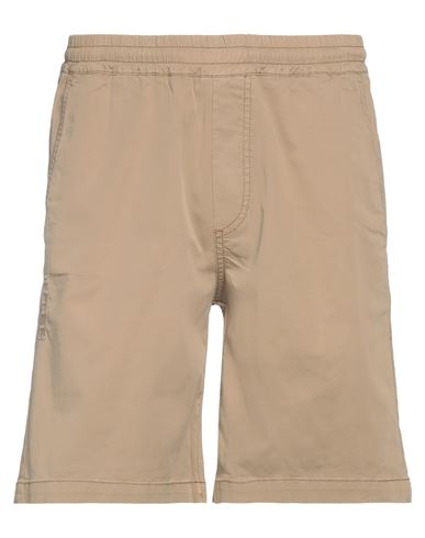 Iuter Man Shorts & Bermuda Shorts Sand Size XS Cotton, Elastane