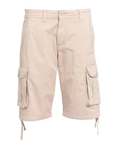 Jack & Jones Man Shorts & Bermuda Shorts Beige Size S Cotton, Elastane