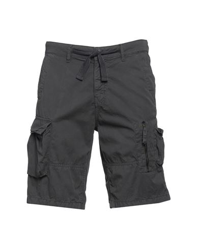 Jack & Jones Man Shorts & Bermuda Shorts Lead Size S Cotton