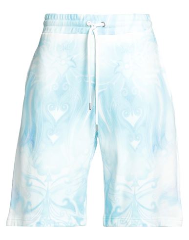 John Richmond Man Shorts & Bermuda Shorts Sky blue Size M Cotton