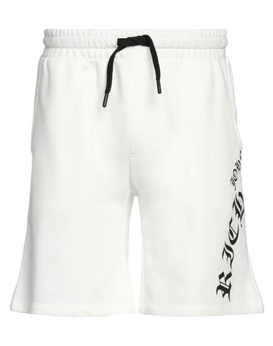 John Richmond Man Shorts & Bermuda Shorts White Size M Cotton