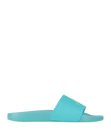 Jw Anderson Man Sandals Turquoise Size 8 Rubber