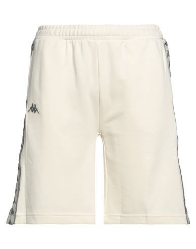 Kappa Man Shorts & Bermuda Shorts Cream Size XL Cotton, Polyester