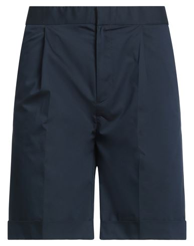 Kiefermann Man Shorts & Bermuda Shorts Midnight blue Size M Cotton, Polyester, Elastane