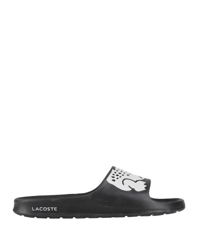 Lacoste Man Sandals Black Size 9 Rubber