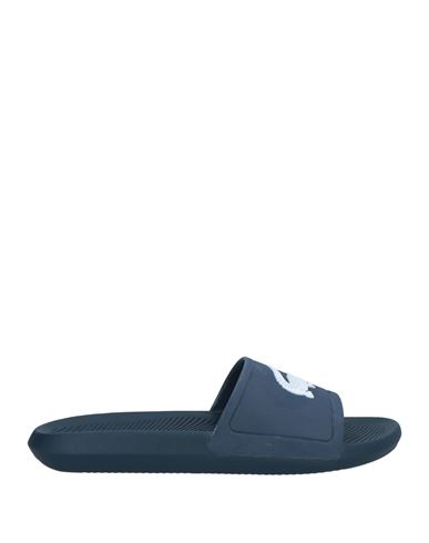 Lacoste Man Sandals Navy blue Size 8 Rubber