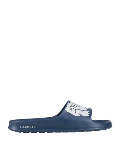 Lacoste Man Sandals Navy blue Size 9 Rubber