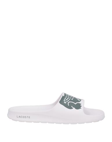 Lacoste Man Sandals White Size 9 Rubber