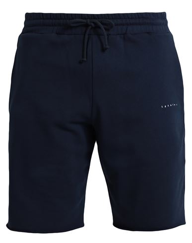 Lardini Man Shorts & Bermuda Shorts Navy blue Size XL Cotton