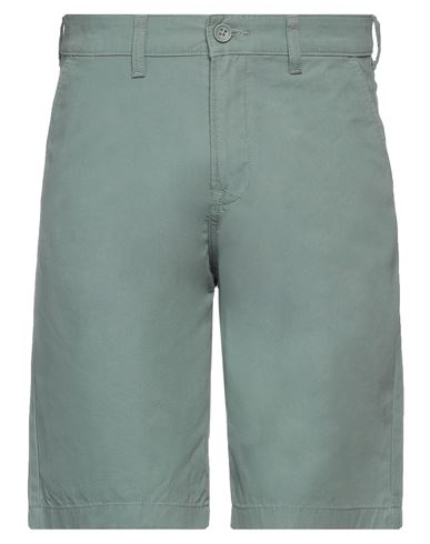 Lee Man Shorts & Bermuda Shorts Sage green Size 36 Cotton