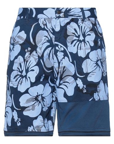 Liam Hodges Man Shorts & Bermuda Shorts Midnight blue Size 34 Cotton