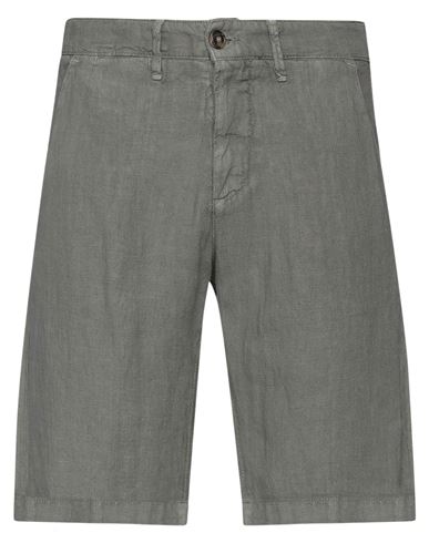 Liu •jo Man Man Shorts & Bermuda Shorts Grey Size 28 Linen