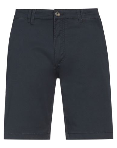 Liu •jo Man Man Shorts & Bermuda Shorts Midnight blue Size 36 Cotton, Elastane
