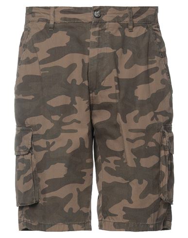 Liu •jo Man Man Shorts & Bermuda Shorts Military green Size 28 Cotton