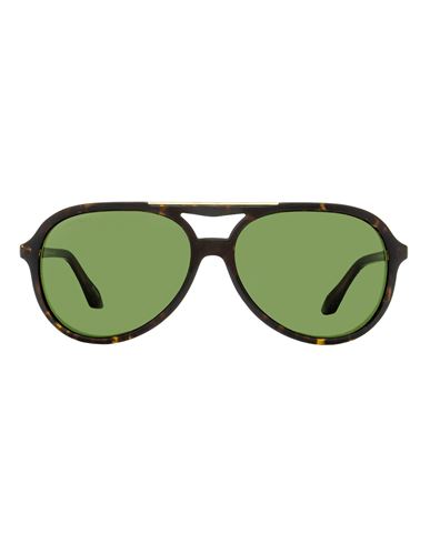 Longines Longines Pilot Lg0003-h Sunglasses Man Sunglasses Brown Size 59 Plastic