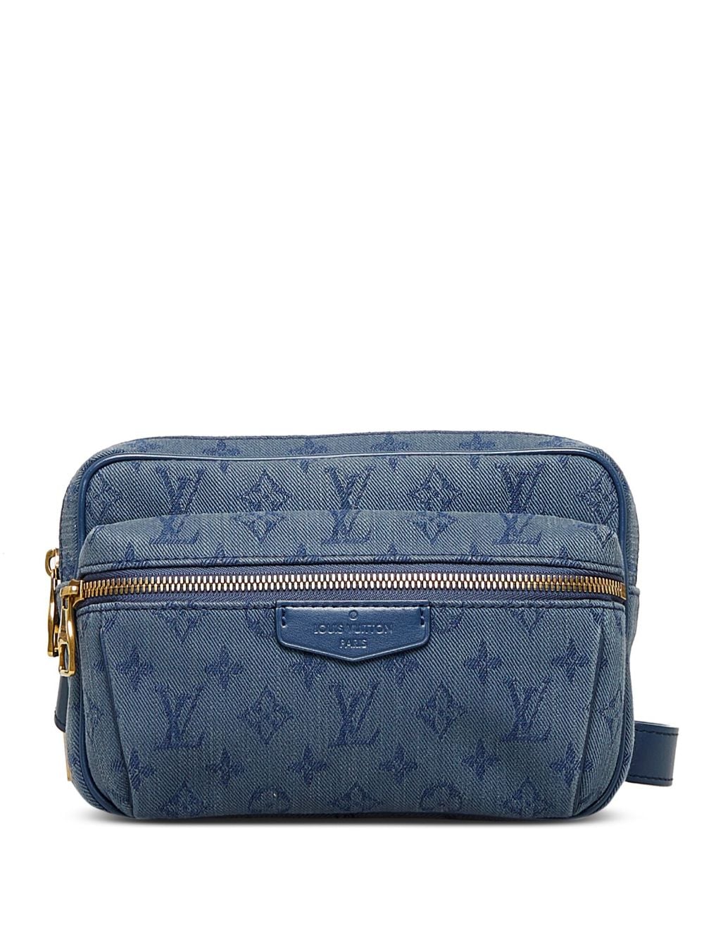 Louis Vuitton Pre-Owned 2019 pre-owned Outdoor denim belt bag - Blue