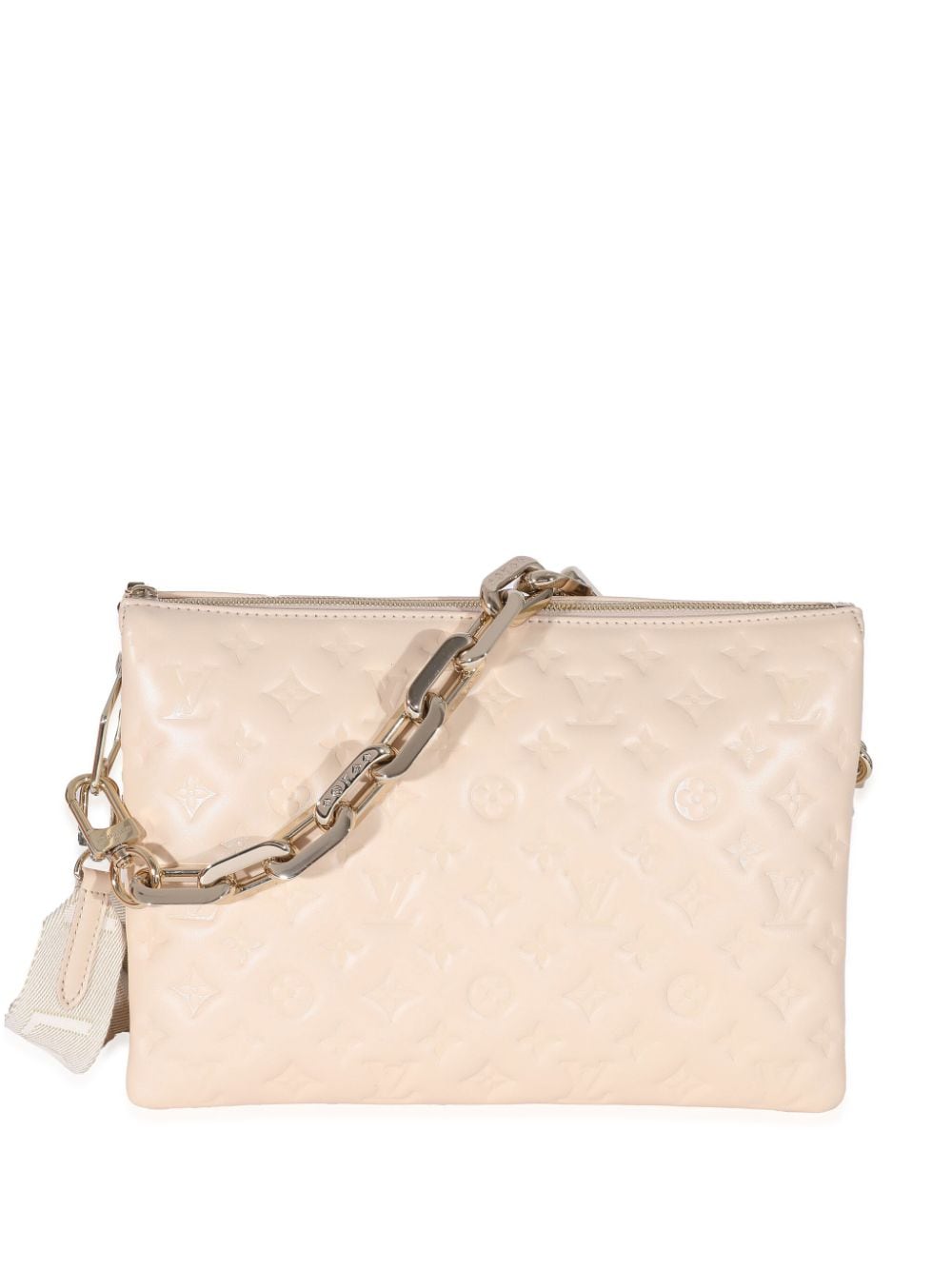 Louis Vuitton Pre-Owned 2021-2022 pre-owned Monogram Puffy Coussin MM two-way bag - Neutrals