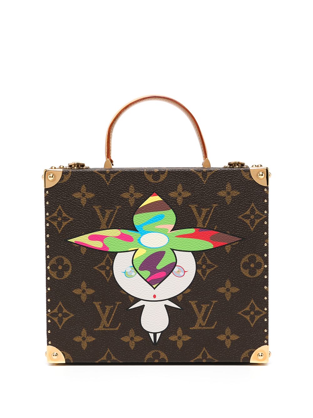 Louis Vuitton Pre-Owned x Takashi Murakami 2003 pre-owned jewellery case bag - Brown