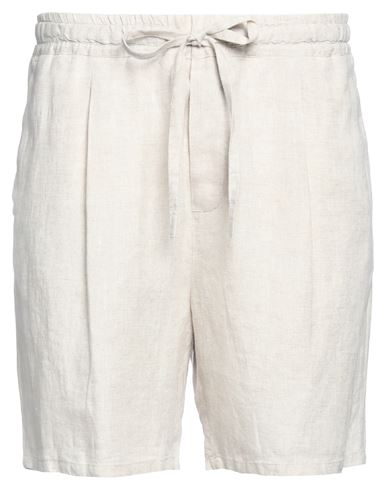 Low Brand Man Shorts & Bermuda Shorts Ivory Size 7 Linen
