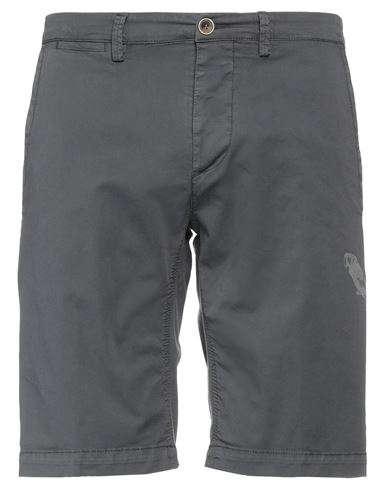 Macchia J Man Shorts & Bermuda Shorts Lead Size 32 Cotton, Elastane