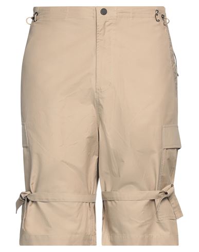 Maharishi Man Shorts & Bermuda Shorts Khaki Size XL Organic cotton, Polyester