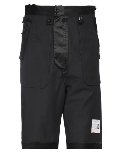 Maison Mihara Yasuhiro Man Shorts & Bermuda Shorts Black Size 30 Cotton, Nylon