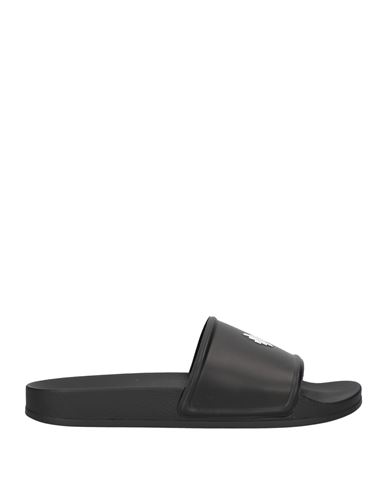 Marcelo Burlon Man Sandals Black Size 5 Rubber
