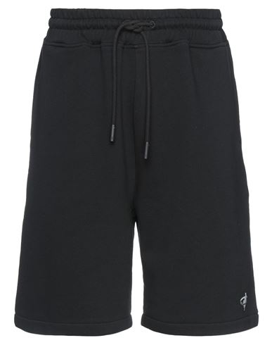 Marcelo Burlon Man Shorts & Bermuda Shorts Black Size XS Cotton