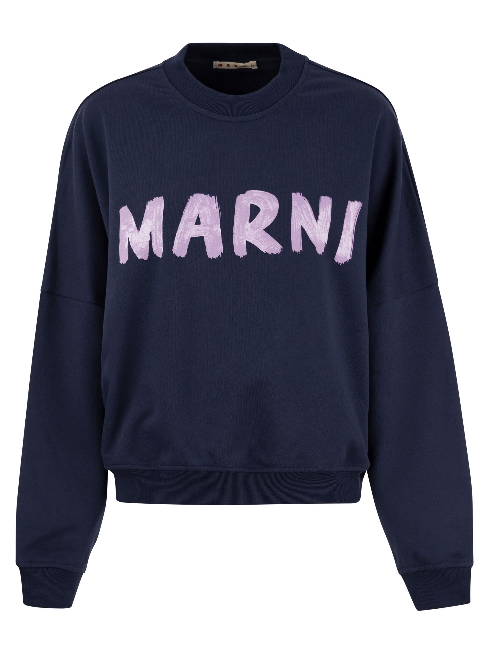 Marni Cotton Sweatshirt With Print