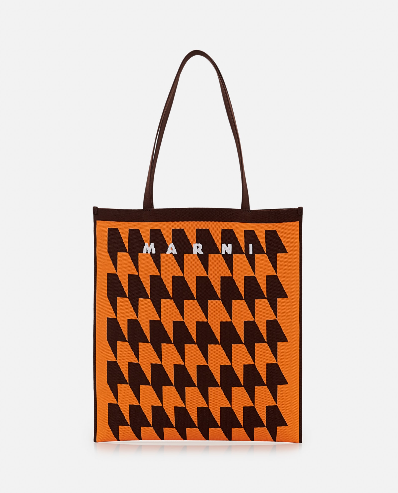 Marni Flat Knitted Fabric Shopping Bag