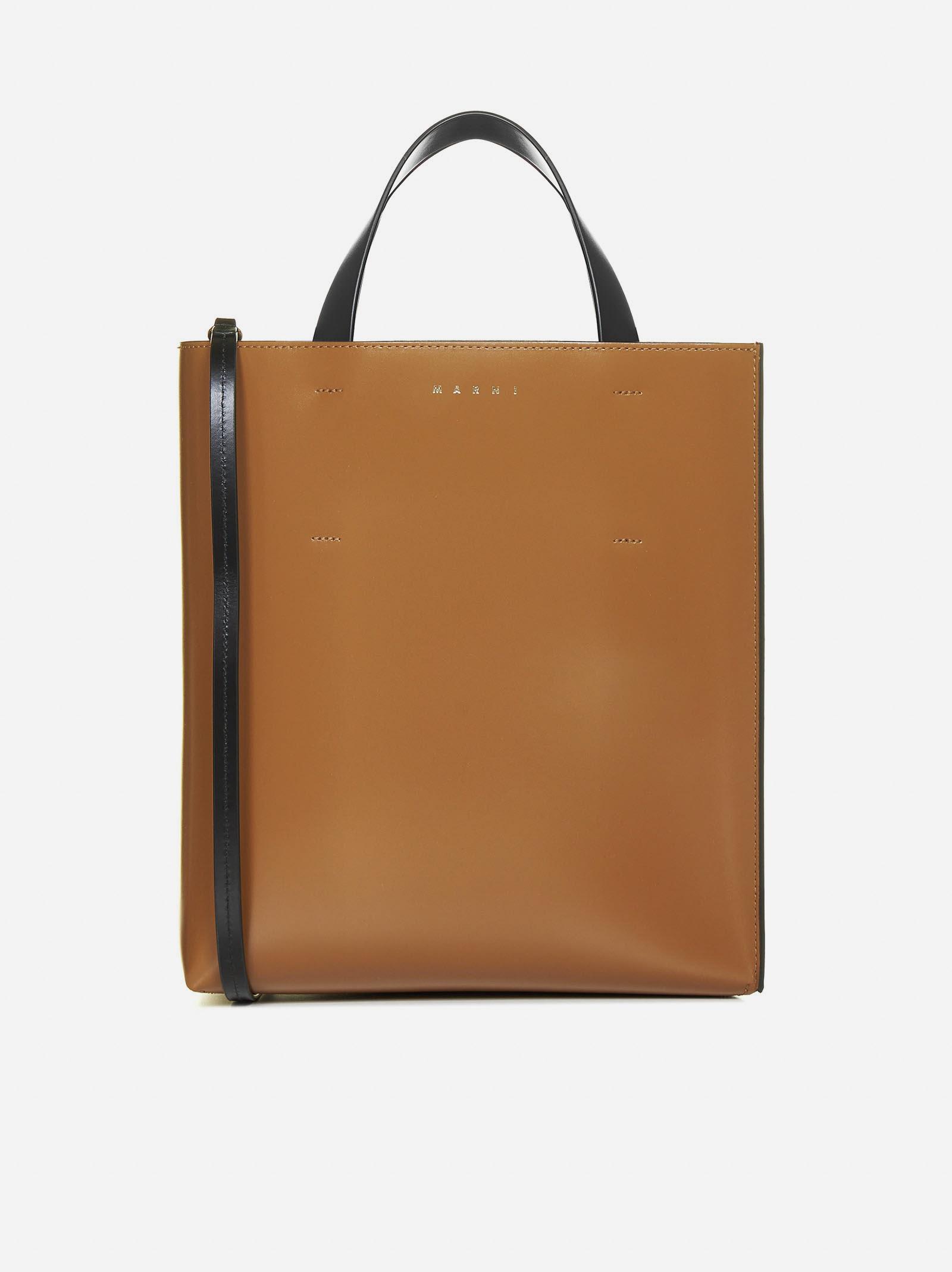 Marni Leather Small Tote Bag