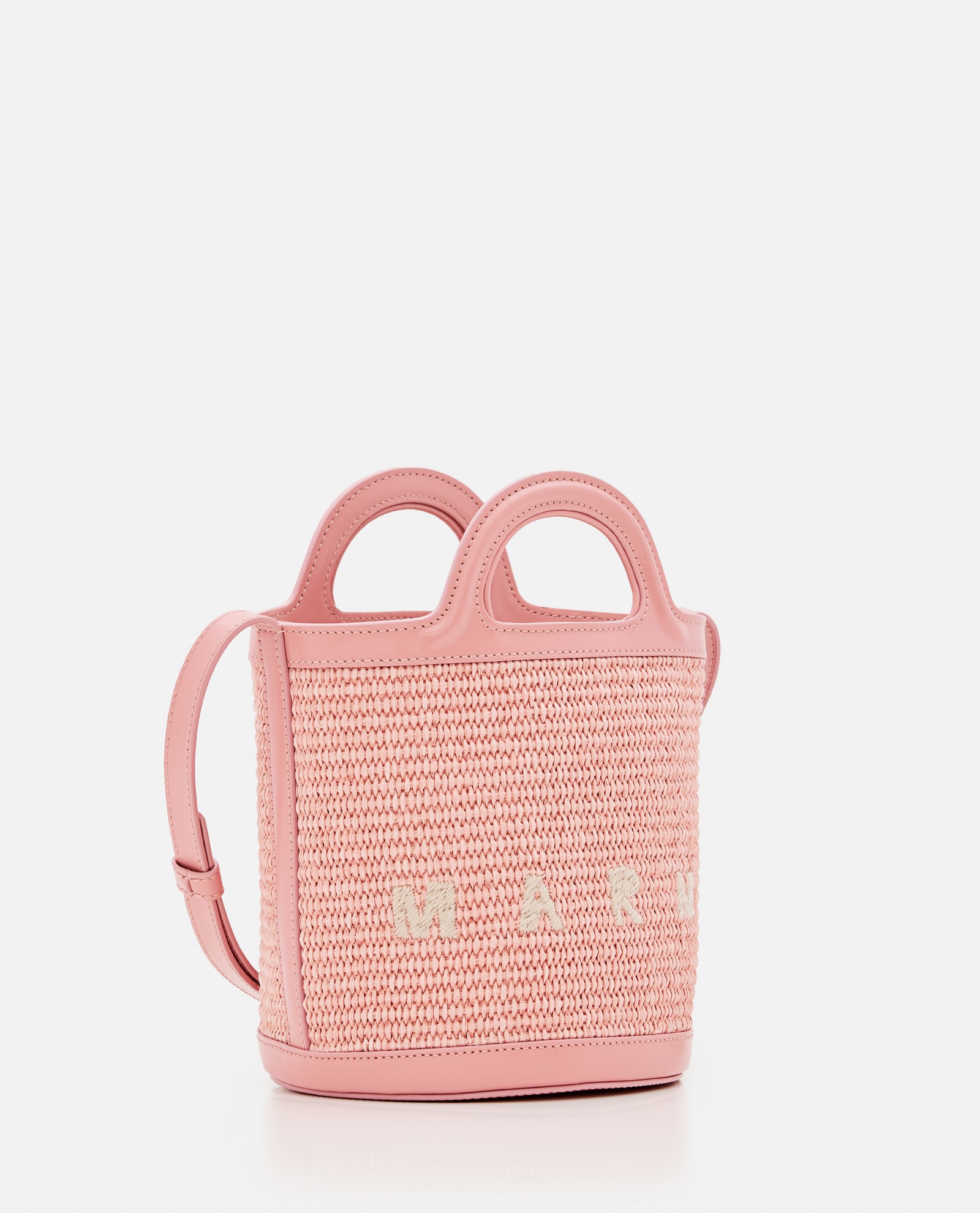 Marni Mini Tropicalia Raffia Bucket Bag