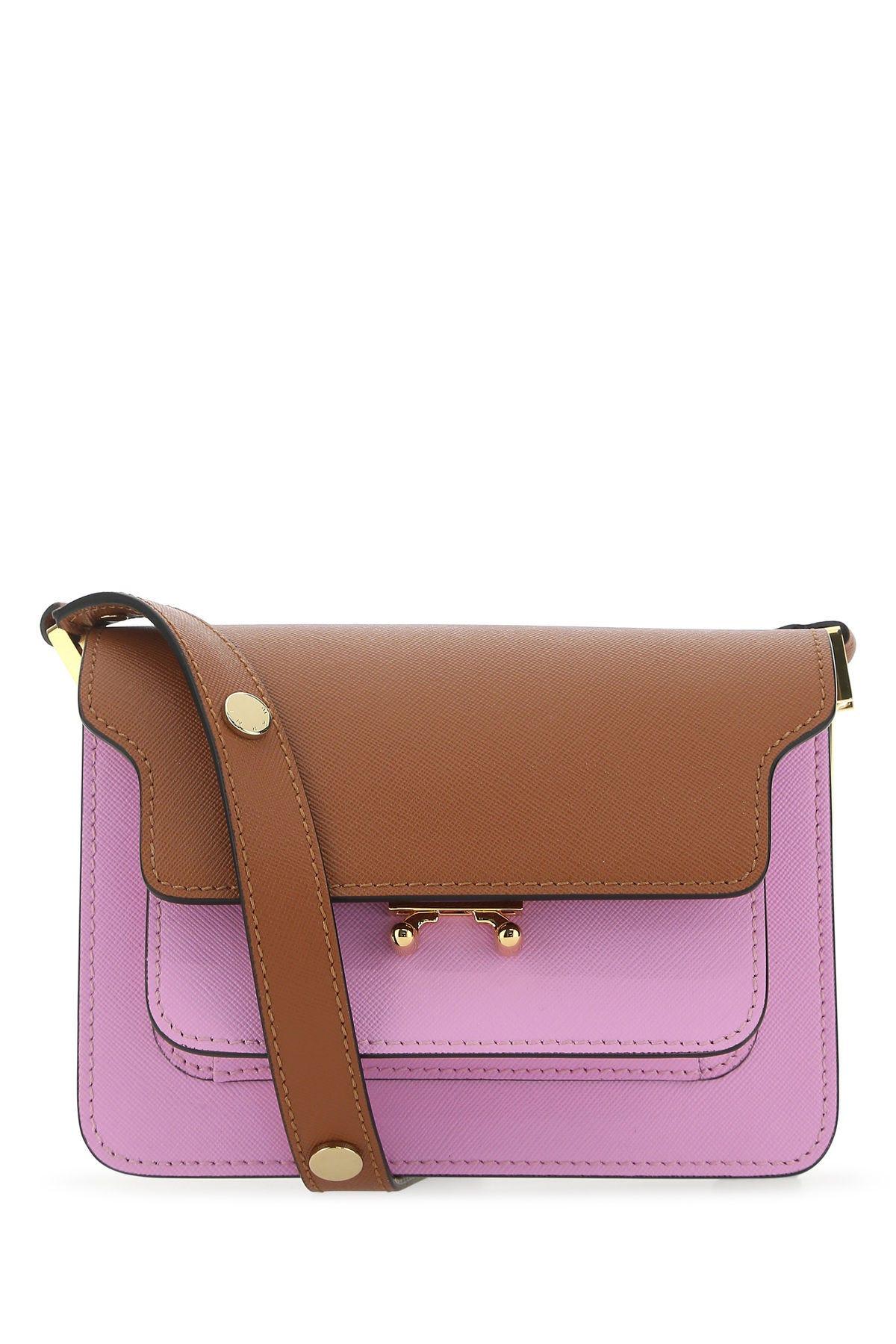 Marni Multicolor Leather Mini Trunk Shoulder Bag