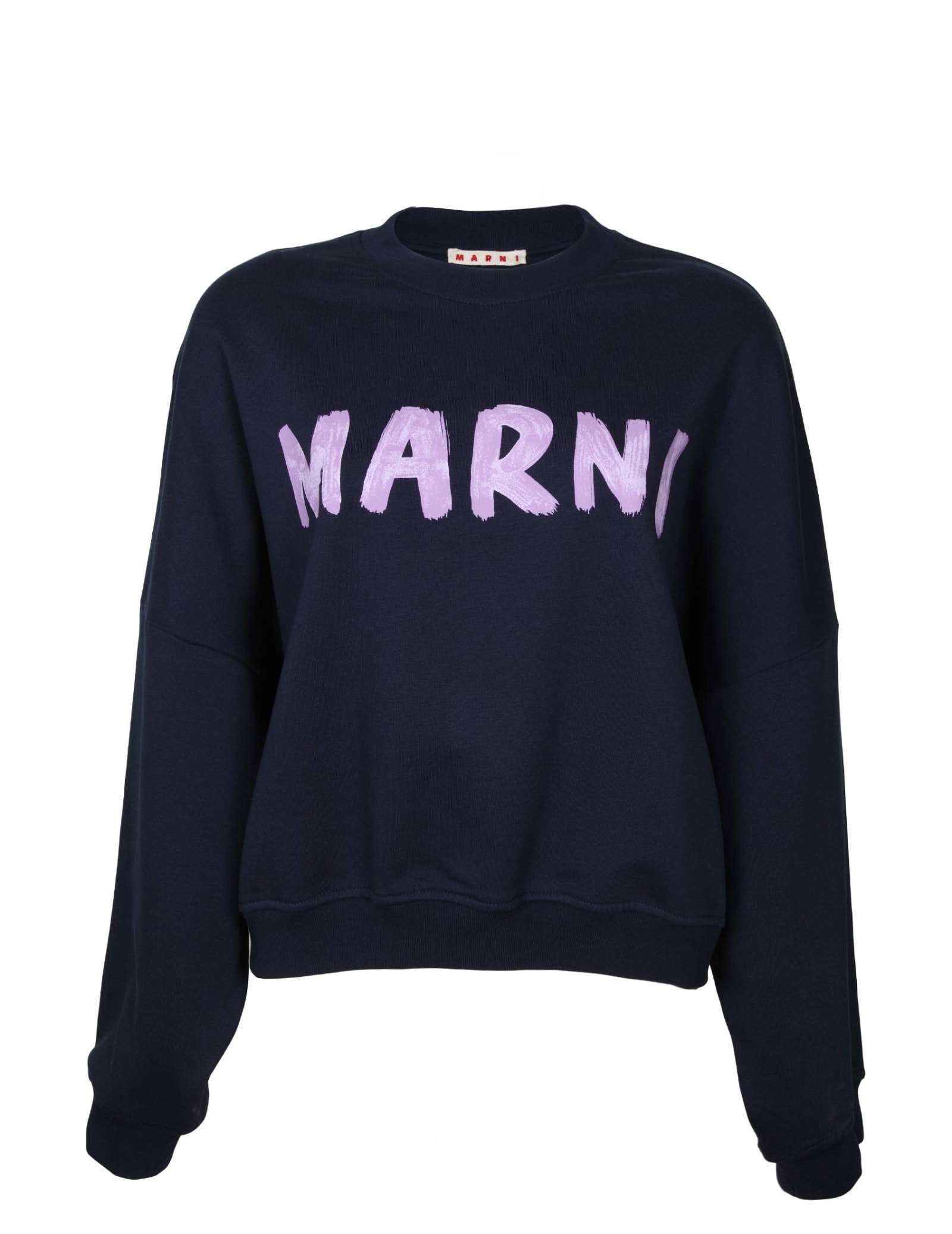 Marni Organic Cotton Sweatshirt With Logo