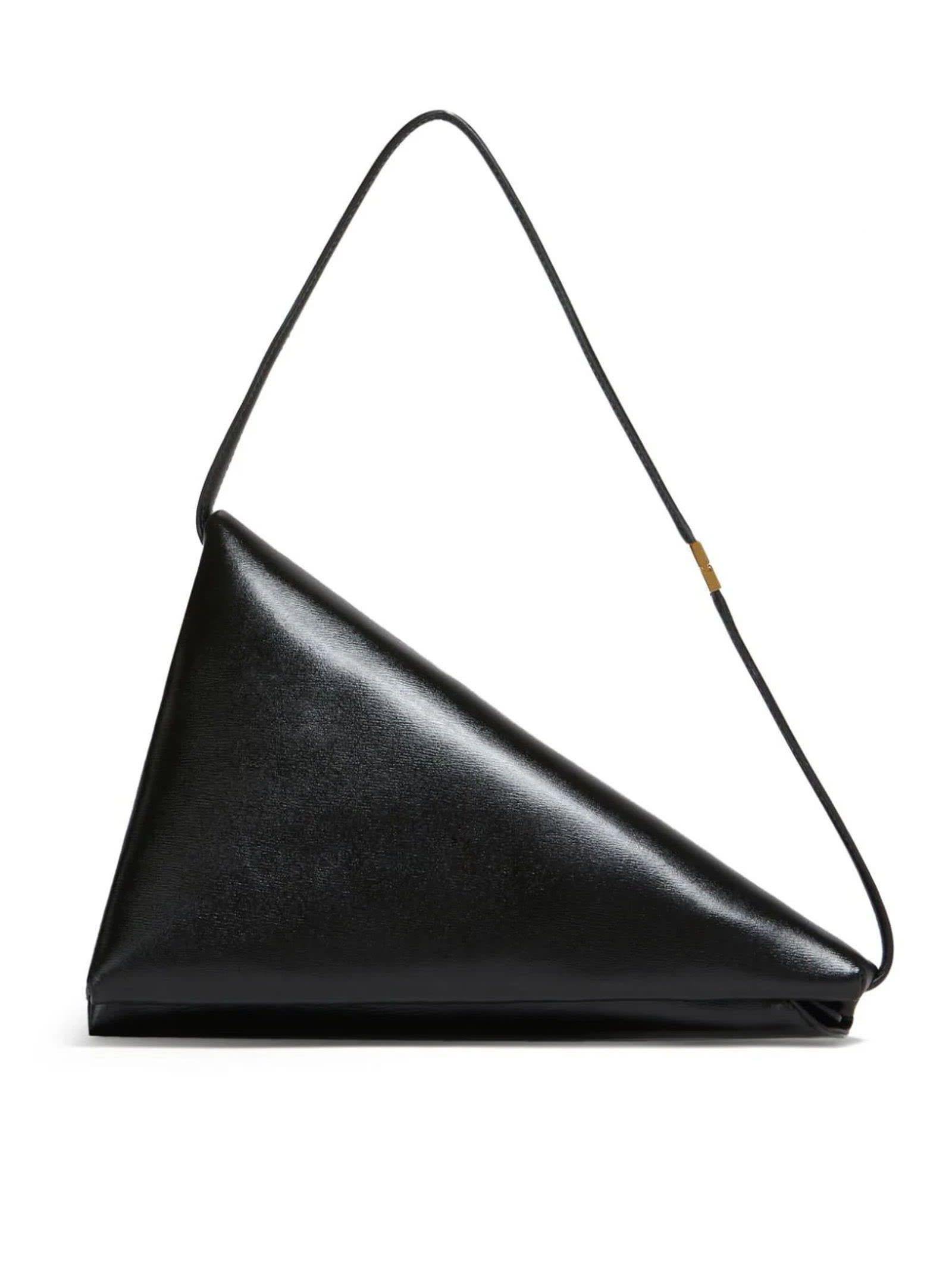 Marni Prisma Bag Black Puffy Calfskin Leather