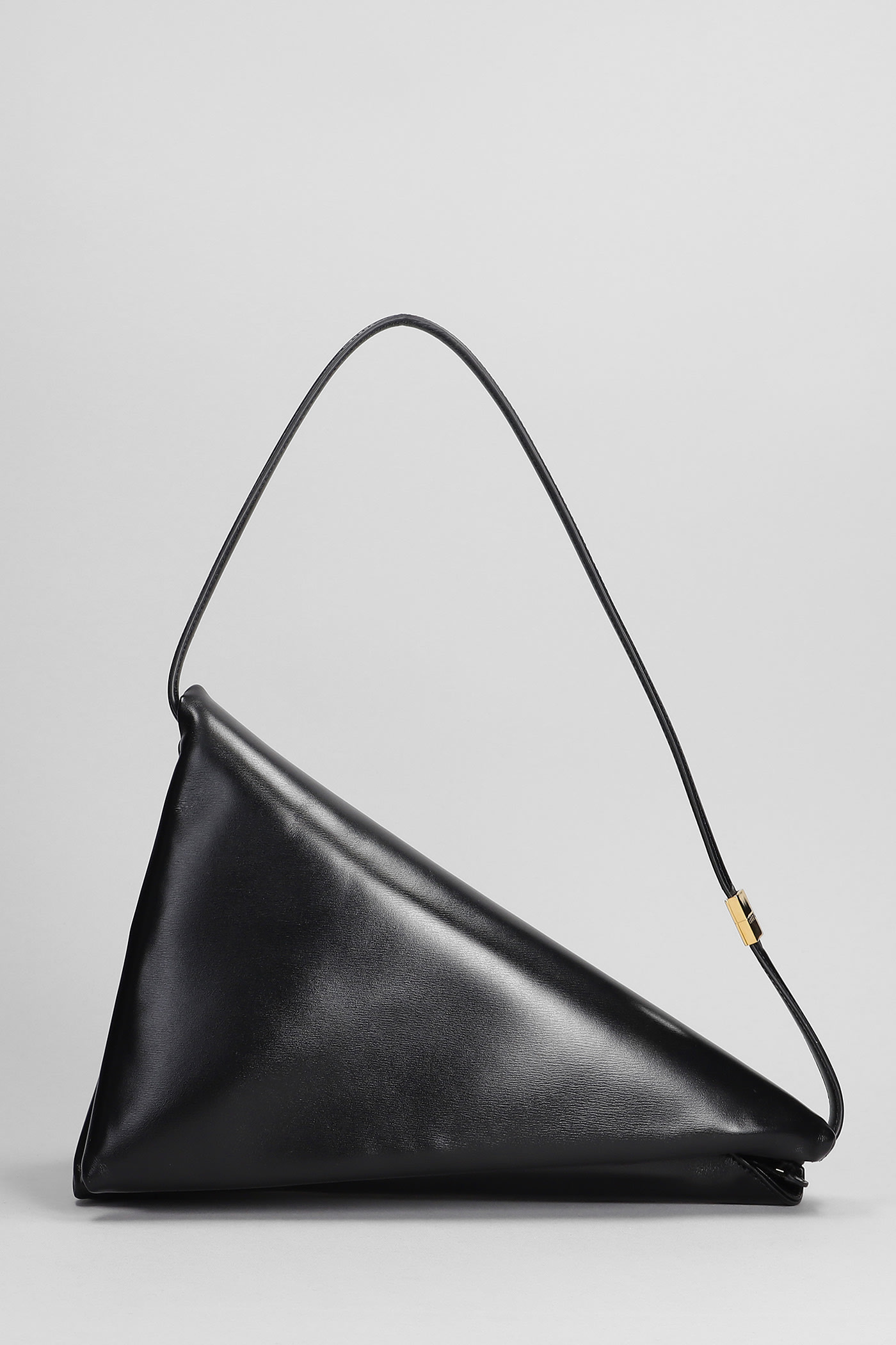 Marni Shoulder Bag In Black Leather
