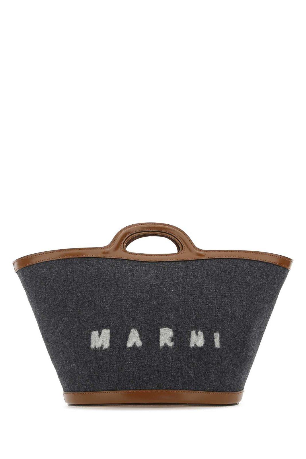 Marni Tropicalia Logo Detailed Small Shoulder Bag