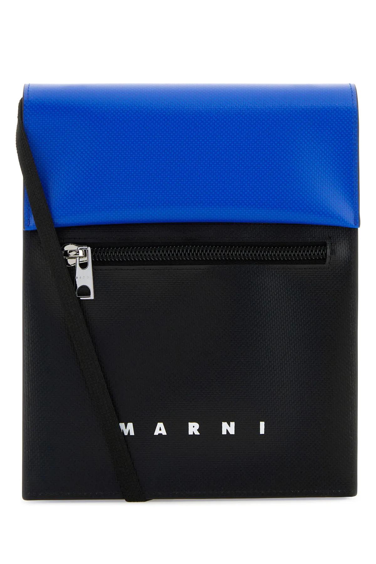 Marni Two-Tone Polyester Crossbody Bag