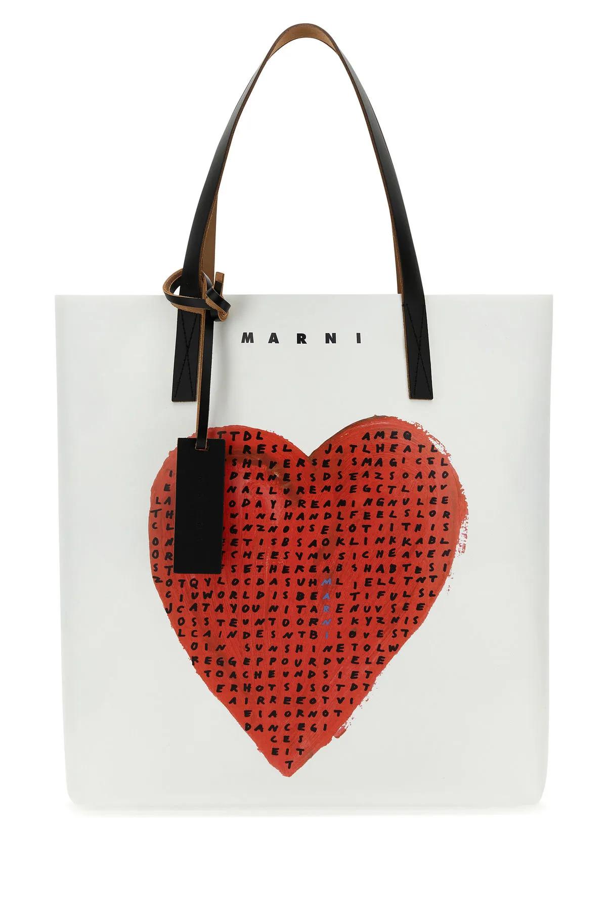 Marni Two-Tone Pvc Shopping Bag
