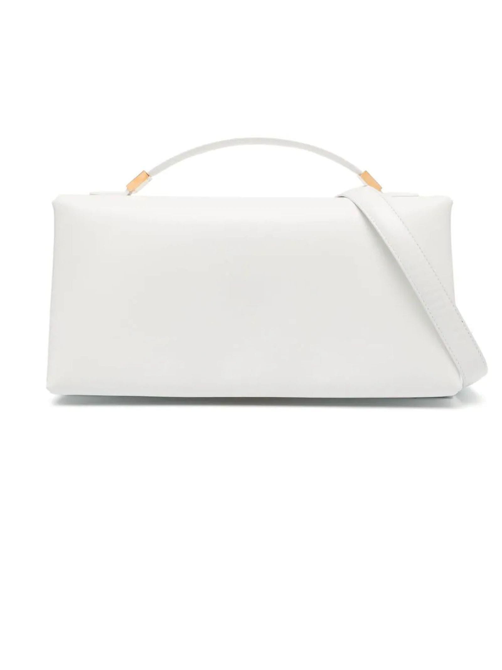 Marni White Prisma Padded Leather Bag