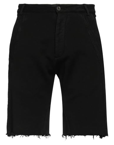 Masnada Man Shorts & Bermuda Shorts Black Size 30 Cotton